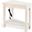 Chair Side Table with Power Strip In Light Gray