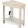 Chair Side Table with Power Strip In Oak and Pavestone
