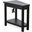 Chair Side Table with Power Strip In Umbra