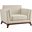 Chance Beige Upholstered Fabric Arm Chair