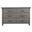 Chandler 6 Drawer Dresser In Graphite Gray