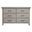 Chandler 6 Drawer Dresser In Stone Wash