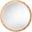 Chandler Natural Round Mirror