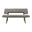 Channell Upholstered Wood Dining Bench In Gray and Brown