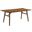 Channell Wood Dining Table In Brown