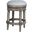 Chapman 26 Inch Counter-Height Backless Swivel Barstool In Weathered Gray