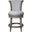 Chapman 26 Inch Wood Counter-Height Swivel Barstool with High-Back In Weathered Gray