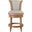 Chapman 26 Inch Wood Counter-Height Swivel Barstool with High-Back In Weathered Natural and Gray