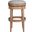 Chapman 31 Inch Backless Swivel Barstool In Weathered Natural and Gray
