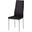 Chapman Bi Cast Leather Dining Side Chair Set of 2 In Black