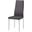 Chapman Bi Cast Leather Dining Side Chair Set of 2 In Gray