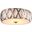 Charing Antique Gold 2-Light 15.4 Inch Cross Flush Mount