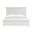 Charleston King Panel Bed In White