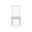 Charleston Upholstered Side Chair Set of 2 In White Dove