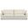 Charlie Woven Performance Fabric 96-inch Sofa In Cream