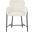 Charlize Velvet Dining Chair In Ivory And Black