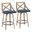 Charlotte Counter Stool Set of 2 In Blue