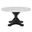 Charlotte Faux Marble Dining Table in Rustic Gray