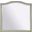 Charlotte Landscape Mirror In Grey