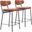 Charon Counter Stool Set of 2 In Vintage Brown