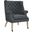 Chart Upholstered Fabric Lounge Chair In Gray