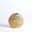 Chased Small Oval Vase In Antique Brass