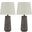 Chaston Antique Bronze Finish Metal Table Lamp Set Of 2