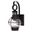 Chatham Dualux 6.75 Inch Outdoor Motion Sensor Wall Light In Textured Black