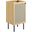 Chaucer 18 Inch Bathroom Vanity Cabinet In Oak