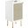 Chaucer 18 Inch Bathroom Vanity Cabinet In White