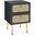 Chaucer 2 Drawer Nightstand In Black