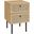 Chaucer 2 Drawer Nightstand In Oak