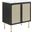 Chaucer 30 Inch Bathroom Vanity In Black and White