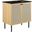 Chaucer 30 Inch Bathroom Vanity In Oak and Black