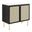 Chaucer 36 Inch Bathroom Vanity In Black and White