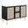 Chaucer 48 Inch Single Sink Bathroom Vanity In Black and White