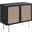 Chaucer Accent Cabinet In Black