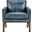 Chazzie Club Chair In Ocean Blue