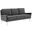 Chesapeake Performance Velvet Sofa In Gold Gray