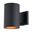 Chiasso 1 Light 7.25 Inch Dusk to Dawn Outdoor Wall Light In Textured Black