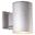 Chiasso 7 Inch Outdoor Wall Light In Satin Aluminum