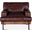 Chiavari Armchair In Geisha Brown Leather