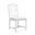 Chloe Side Chair Set of 2 In Eggshell White