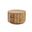 Christa 2-Drawer 30 Inch Round Coffee Table In Natural
