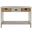 Christa Vintage Gray Console Table with Storage