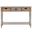 Christa Vintage White Console Table with Storage