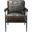 Christopher Club Chair In Jet Black