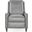 Christopher Reclining Chair In Cement