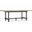 Ciao Bella 84in Trestle Table w/ 2-18in Leaves-Flaky White/Black