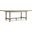 Ciao Bella 84in Trestle Table w/ 2-18in Leaves-Flaky White/Gray